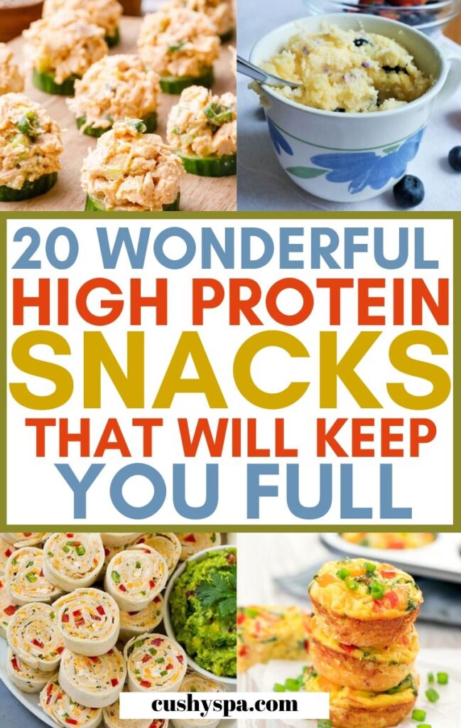 20 High Protein Snack Recipes That'll Keep You Full Cushy Spa