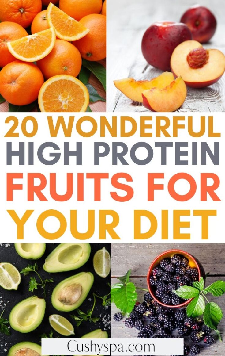 10 High Protein Fruits To Include in Your Diet - Cushy Spa