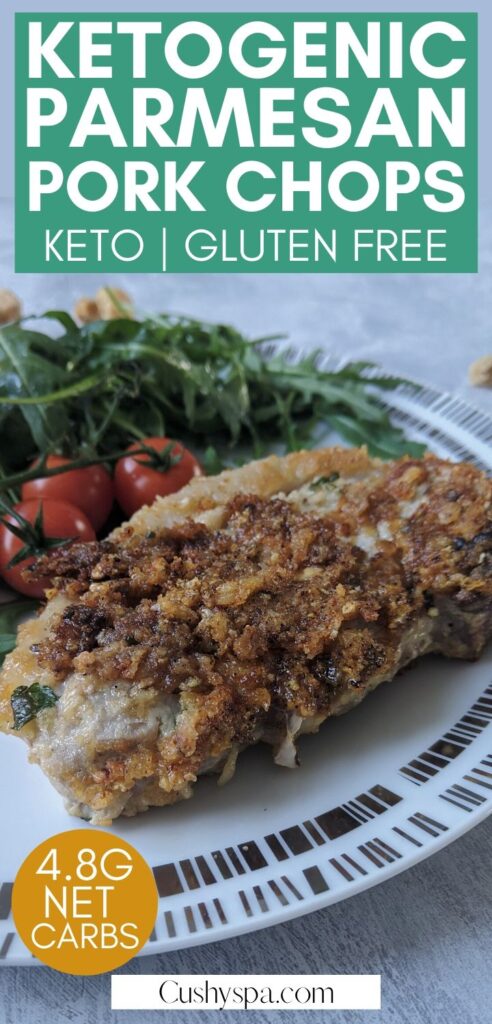 Parmesan Crusted Pork Chops (Keto, Gluten-free) - Cushy Spa