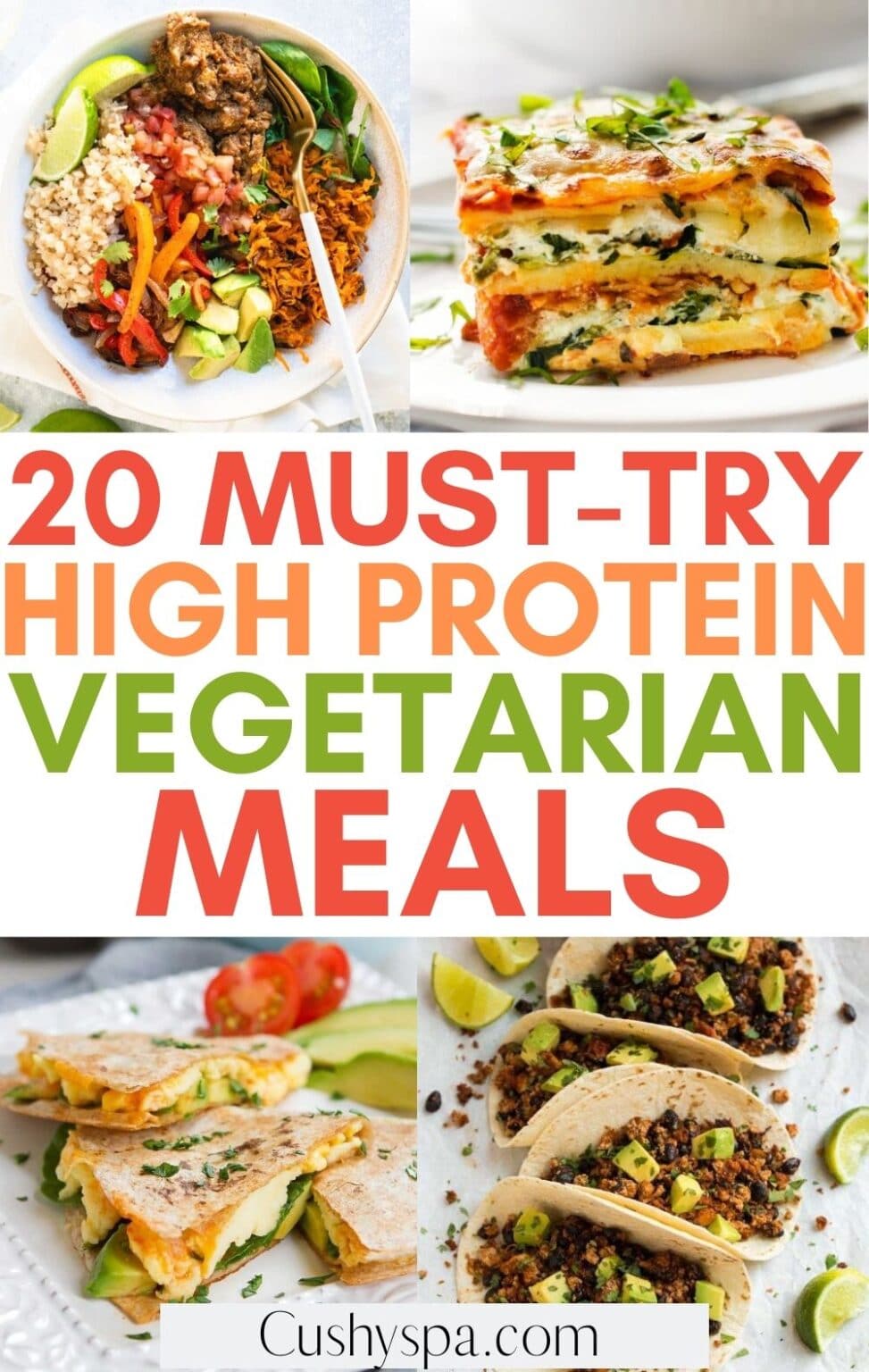 20 Tasty High Protein Vegetarian Meals Cushy Spa 6224