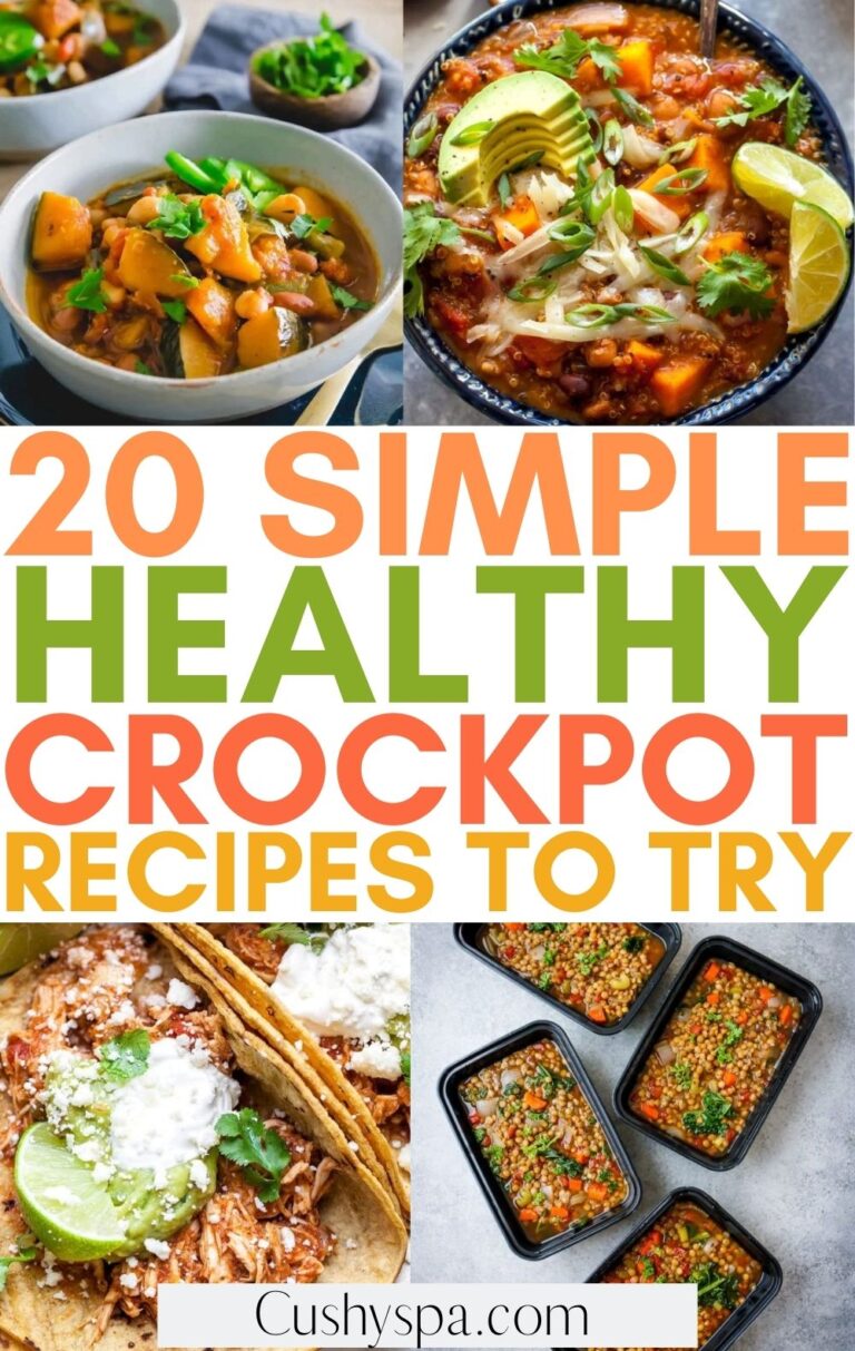 20 Healthy Crockpot Recipes You're Going to Love - Cushy Spa