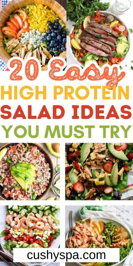 20 High Protein Salads You're Going to Love - Cushy Spa