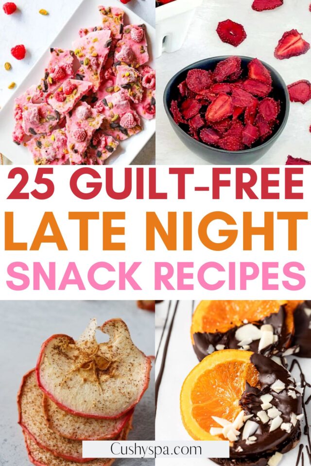 25 Healthy Bedtime Snacks - Cushy Spa