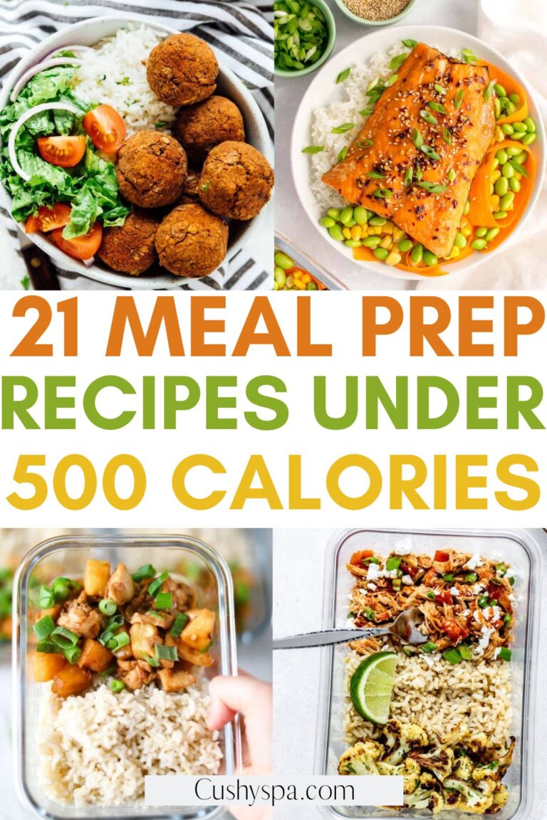 21 Meal Prep Ideas Under 500 Calories Cushy Spa