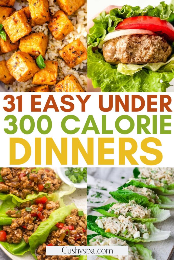 31 Easy Dinners Under 300 Cal - Cushy Spa