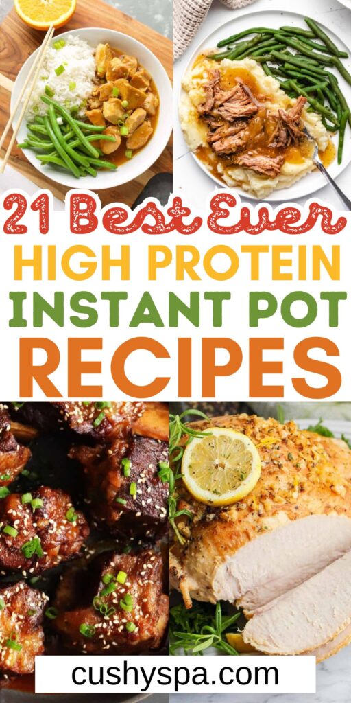 21 High Protein Instant Pot Recipes Cushy Spa