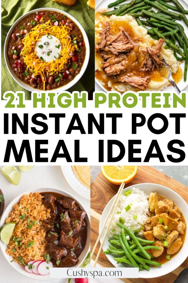 21 High Protein Instant Pot Recipes Cushy Spa