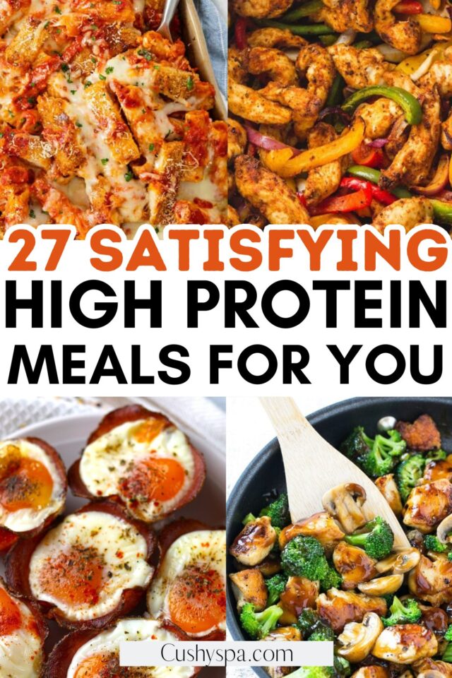 27 High Protein Clean Eating Recipes - Cushy Spa